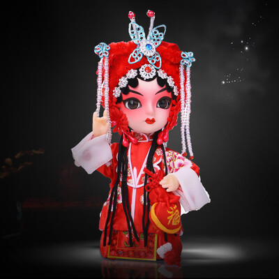 

Weilong Peking Opera Deaf Doll Puppet Decoration Chinese Style bride