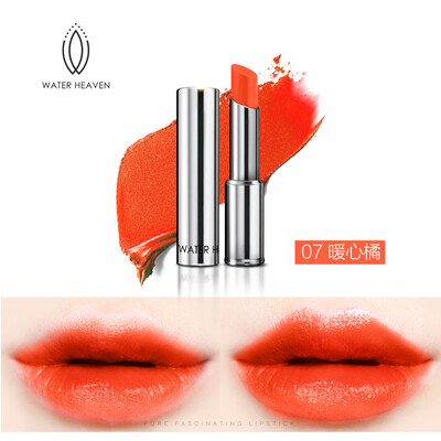 

WATER HEAVEN Crystal Addict Lipstick Vitamins C&E Rich creamy Moisturehigh quality 10 lip color Press Logo opening