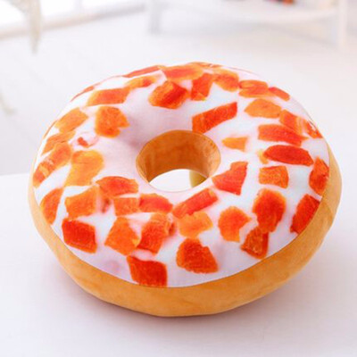 

Cute Soft Plush Pillow Stuffed Seat Pad Sweet Donut Foods Cushion throw pillow covers Case Toys pillowcase poszewka na poduszki