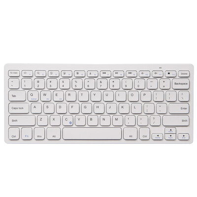 

BOW HB098 Chocolate Button Portable Bluetooth Keyboard White