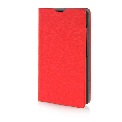 

MOONCASE Leather Side Flip Wallet Card Slot Pouch Stand Shell Back Case Cover for Microsoft Lumia 435 Red
