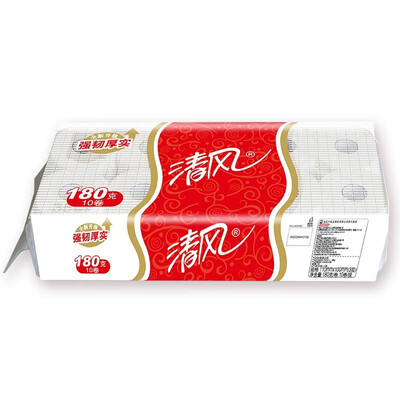 

Breeze (APP) roll paper geometric series 3 layer 180g toilet paper * 10 rolls