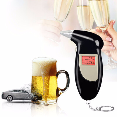 

Alcohol tester breathalyser with backlight alcohol meter alcoholmeter alcohol Concentration Meters portable digital keychain