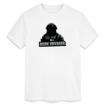

Men Tshirt Fortnite Skin Dark Voyager Game Tees Man Printing 100 Cotton Fashion O-neck Short Sleeve T-shirt