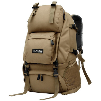 

LOCAL LION Mountaineering Bag Backpack Outdoor Backpack Travel Backpack Multifunction Backpack 062 Khaki 45L