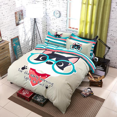 

Baolisi Fashion Han Edition Upset AB Reactive Printing Series Four Pieces Beding Set