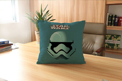 

Cntomlv Cartoon cotton Linen wars decorative cushion cover Sofa Throw Pillow Cover case Chair Car home living room decoration gift