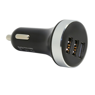 

Автомобильное зарядное устройство 3 USB для вождения рекордера Динамик Мобильный телефон GOS Цифровые продукты Bluetooth Handsfree Smart Splitter