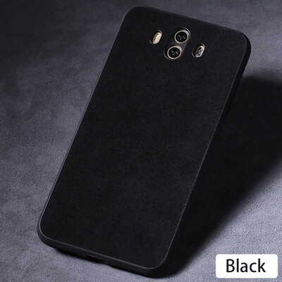 

Genuine Leather Phone Case For Huawei Mate 10 Suede leather Back Cover For P9 P10 Plus Cases