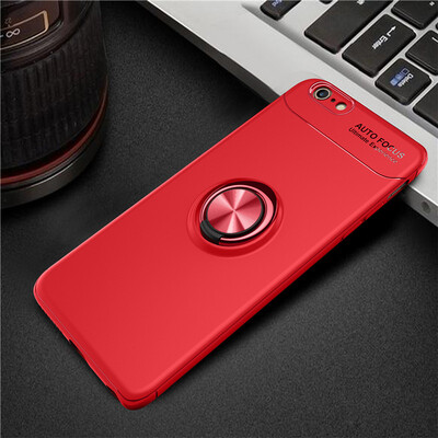 

Iphone 6 Plus/6s Plus роскошь металлическое кольцо, магнитные брекет - shockproof охлаждения тпу телефон дел