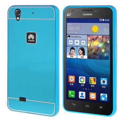 

MOONCASE Huawei G620 Случай 2 В 1 жесткий бампер вставить обложка чехол для Huawei Ascend G620 синий