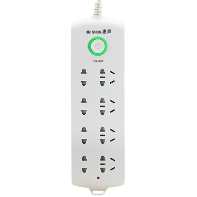 

Huishun HS-407 8-позиционный 2-метровый с разъемом медный сердечник встроенный анти-шок с защитой от детей дверцей розетки / штепсельной вилкой / монтажной платой / штепсельной вилкой