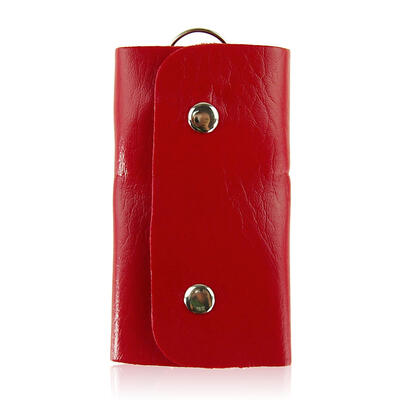 

Protable Unisex Leather Mens Pouch Bag Key Holder Accessory 6 Key Chain Wallet Case