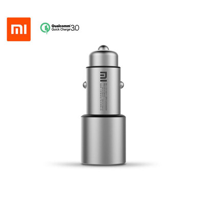 

MI Car Charger Quick Charge QC30 Dual Outlets Smart Temperature Control Multi Safety Protection Compatible With iOS & Android