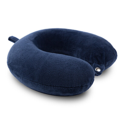 

Nine hundred WY-1809 U-shaped pillow neck pillow aircraft travel u-shaped pillow memory cotton car headrest car with pillow nap pillow lunch break pillow blue