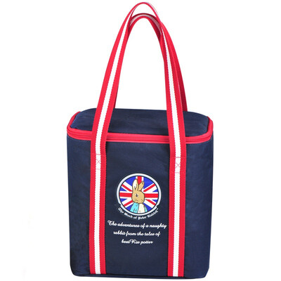 

Bibi Peter Rabbit fresh lunch box lunch bag multi-functional portable cold insulation package blue models