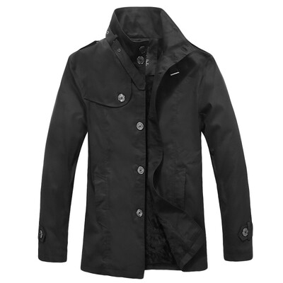 

Zogaa Mens Wind Coat Thick Short