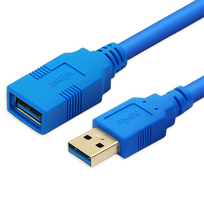 

Shanze (SAMZHE) UK-104 высокоскоростной передачи данных гальваническим версия USB3.0 мужского и женского пола удлинитель AM / AF кабель данных клавиатуры U диск мыши плюс два метра в длину синий