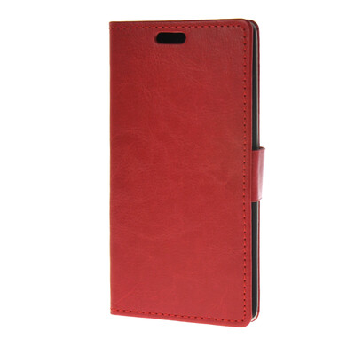 

MOONCASE Leather Side Flip Wallet Card Holder Stand Shell Pouch ЧЕХОЛ ДЛЯ LG G4 Red
