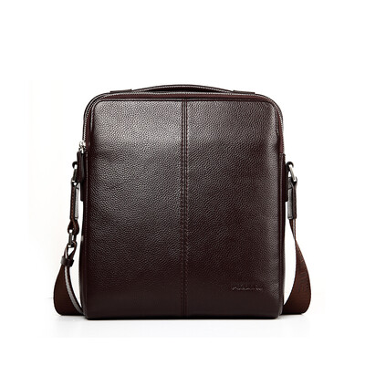 

p.koune "100% натуральная кожа мужчин Messenger сумки черный браун мужчин сумки мужчин плечом случайные сумок высокого качества, сумка