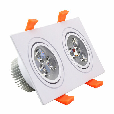 

LED Dimmable lights LED downlight lamp 6W Warm White 110V 220V dimmer Recessed LED Spot light