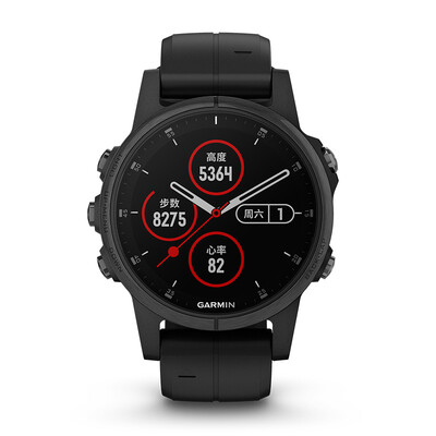 

Garmin fenix5s Plus sapphire mirror photoelectric heart rate Samsung positioning NFC payment GPS navigation outdoor flagship sports watch elegance gray
