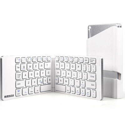 

VW BOW HB022A Foldable Wireless Bluetooth Keyboard White
