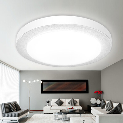 

[Jingdong Supermarket] for the first time led ceiling lamp living room lights bedroom lights bright silver side of the bread light 41 * 41cm white DD2104 18W