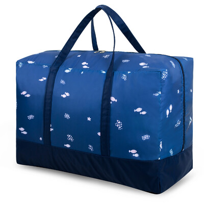 

Jingtang Oxford cloth quilt storage bag Clothes&clothes storage bag sorting bag duffel bag travel storage bag storage bag deep sea small fish large size