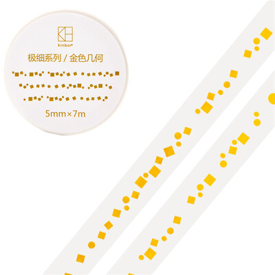 

Kinbor hand book&paper tape 5mm7mhand book sticker foundation fine section tape golden dividing line DTB64295