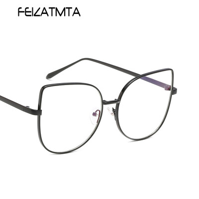 

FEIZATMTA 2018 Женские модные очки для очков Cat Eye Близорукость Оптические очки Ultra Light Goggles Reading Clear Eyewear oculos