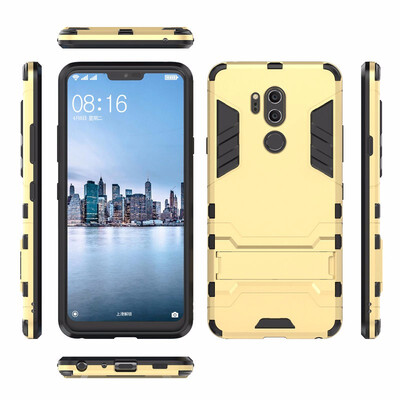 

for LG G7 ThinQ WIERSS Shockproof Hard Phone Case for LG G7 ThinQ Combo Armor Case Back Cover Fundas Caoa Coque