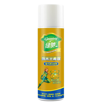 

Green Chi Nano Photocatalyst Formaldehyde Scavenger Новый дом Украшение мебели Автомобиль Удаление формальдегида бензола Спрей в дополнение к вкусу краски ароматизатор сильный тип 450 мл