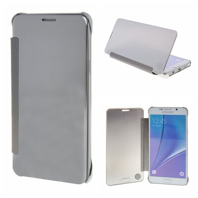 

MOONCASE Samsung Galaxy Note 5 ЧЕХОЛ ДЛЯ Hard Plastic Design Flip Pouch Silver