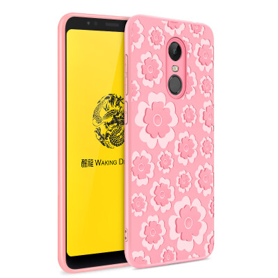 

Goowiiz Fashion Phone Case For Xiaomi Redmi 55 Plus 3D Relief Flower Ultrathin Soft TPU Full Protection