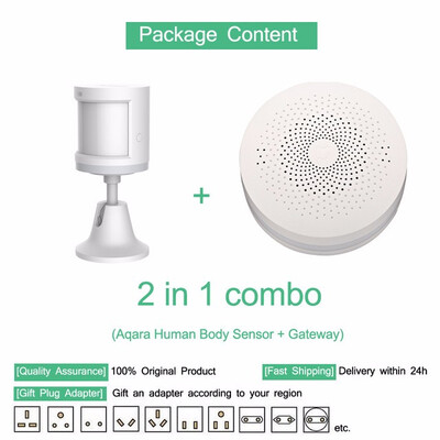 

Xiaomi Aqara Human Body Sensor Wireless Smart Body Movement Motion Sensors APP Control Work with Xiaomi Gateway 2 Android&IOS