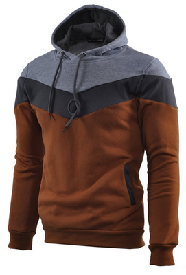 

Mooncolour Mens Novelty Color Block Hoodies Cozy Sport Autumn Outwear