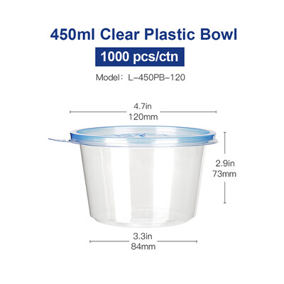 

OTOR Salad Bowl with Lid Take Away Пластиковый контейнер для пищевых продуктов Ящик для ящика для быстрого приготовления Bento Mic