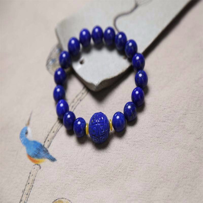 

Lapis lazuli energy stone bracelet brings you positive energy