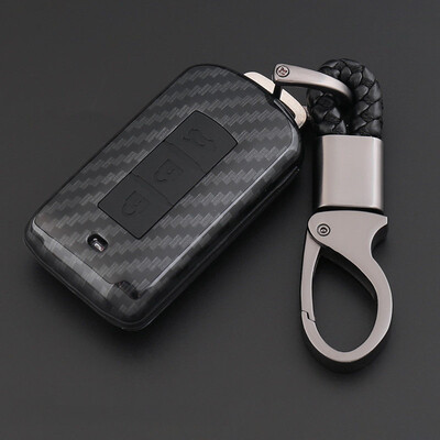 

Huashi Mitsubishi key bag Mitsubishi Outlander key bag for Jin Xuan ASX Pajero Jin Chang wing God smart car key case full black section -B section smart three key