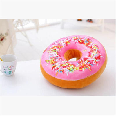 

3D Cute Donut Хлеб Мягкий чехол для подушки Чехол Чехол Домашний декор без сердечника