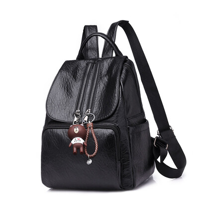 

Weis Soft Leather PU Backpack Female Backpack B-NVBM6905