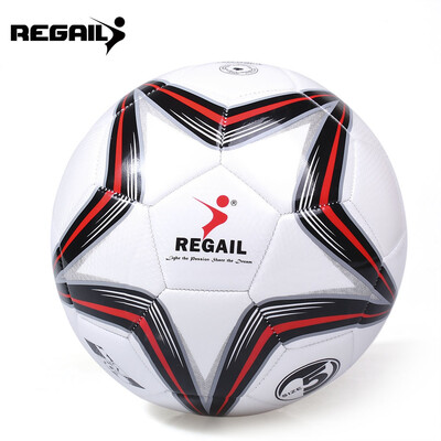

REGAIL Size 5 PU Star Competition Training Soccer Ball Football