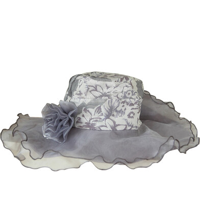 

MSEK WMZ13399 ladies Korean version of the sun hat hat can be folded female hat tide gray