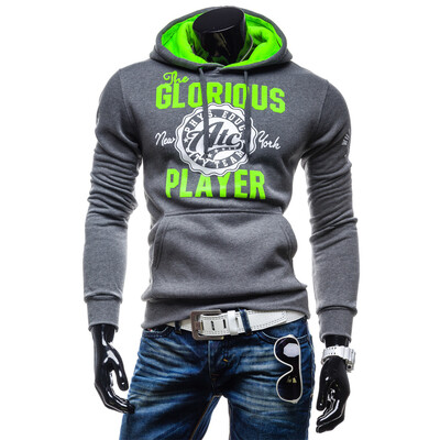 

Zogaa New Fashion Men's Long Sleeve Hoodie Sweatshirt Cotton Blend Pure