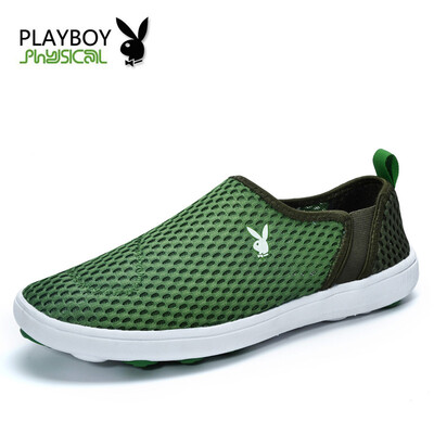 

PLAYBOY brand Summer,Breathable mesh,Sandbeach,Low-top casual sandal,Men's shoes