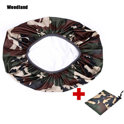 

TACTIFANS 210D Bag Rain Cover 35L Protable Waterproof Anti-tear Dustproof Anti-UV Backpack Silver Coating with storage bag