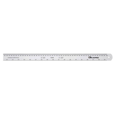 

KAPRO 306-30 cm Israel Cape Road aluminum ruler metric inch measuring ruler measuring drawing ruler with ruler