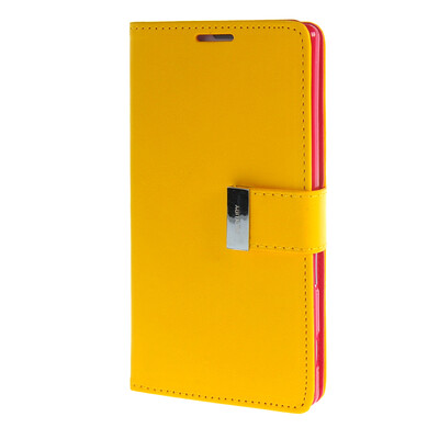 

MOONCASE чехол для Sony Xperia T3 Flip Leather Wallet Card Slot Bracket Back Cover Yellow