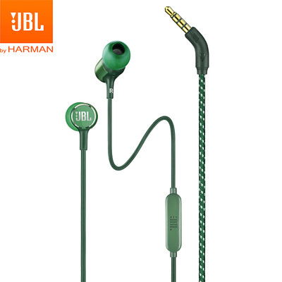 

JBL LIVE 100 Stereo In-Ear Headphones Headsets Mobile Phone Headphones Sports Headphones Computer Gaming Headsets With Michael Call Green